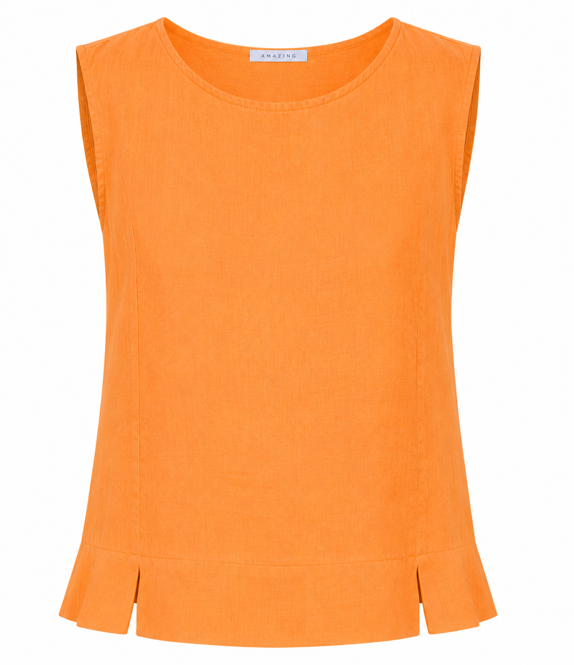 LUCIE LINEN SLEEVELESS TOP