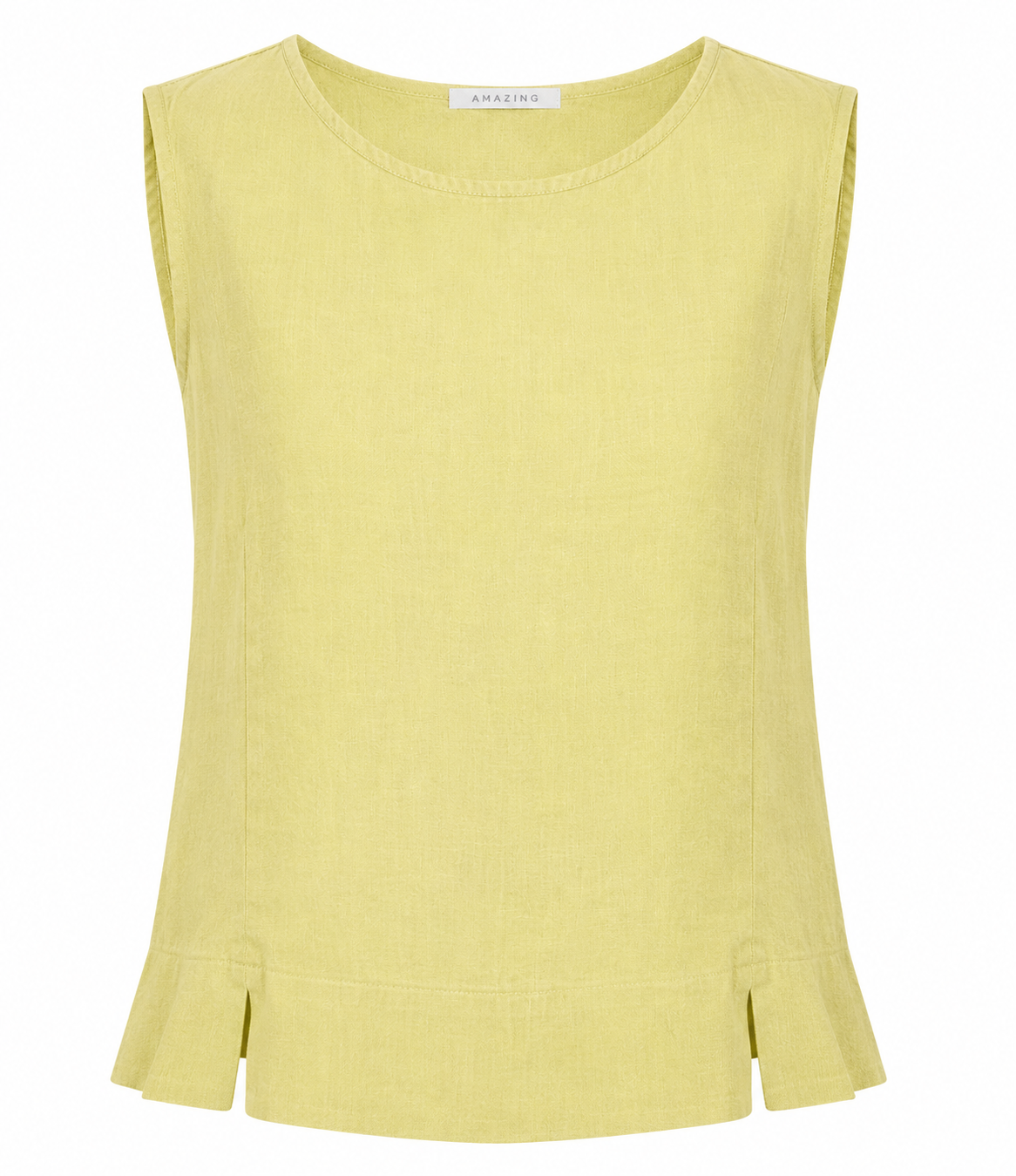 LUCIE LINEN SLEEVELESS TOP