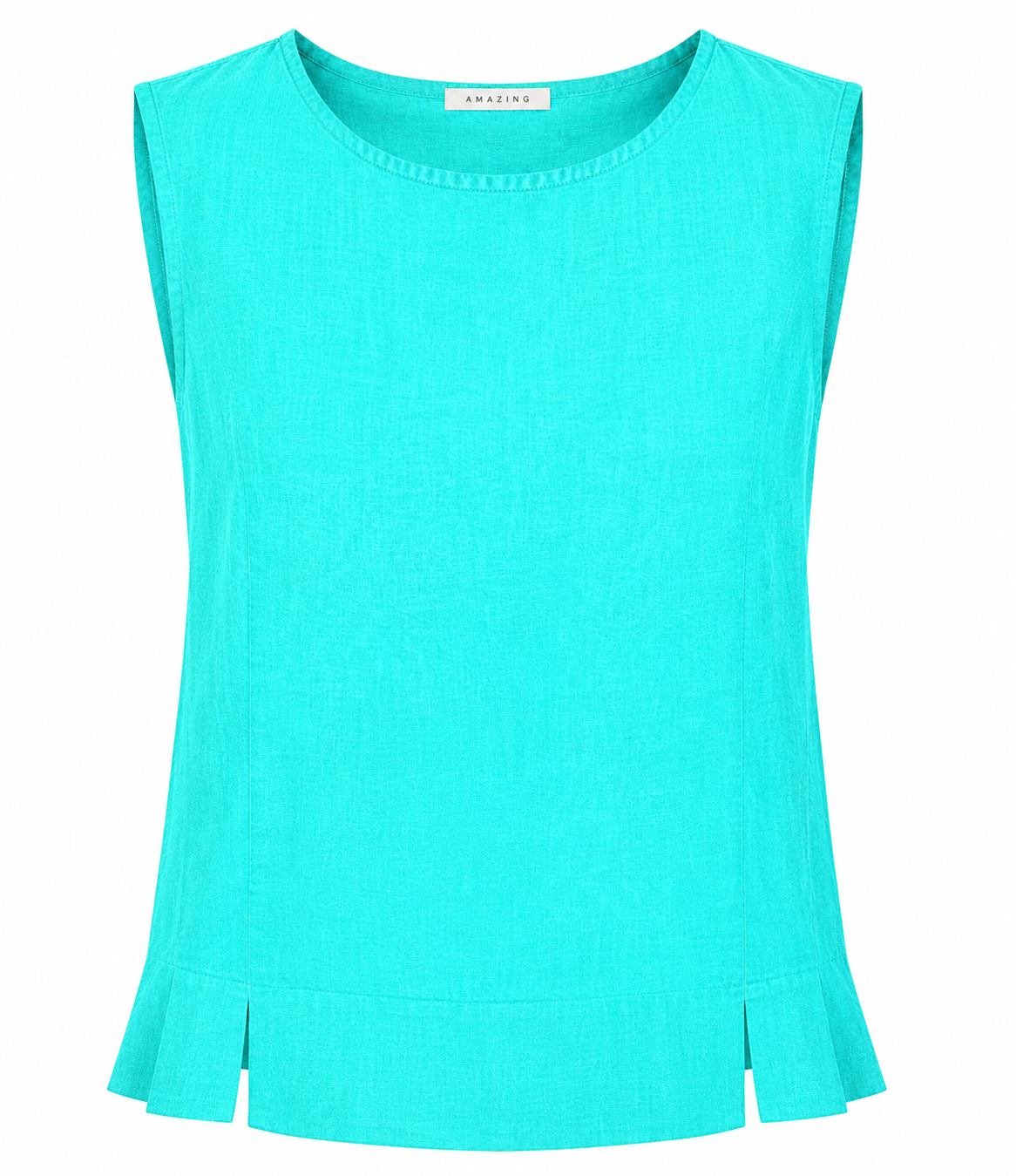 LUCIE LINEN SLEEVELESS TOP