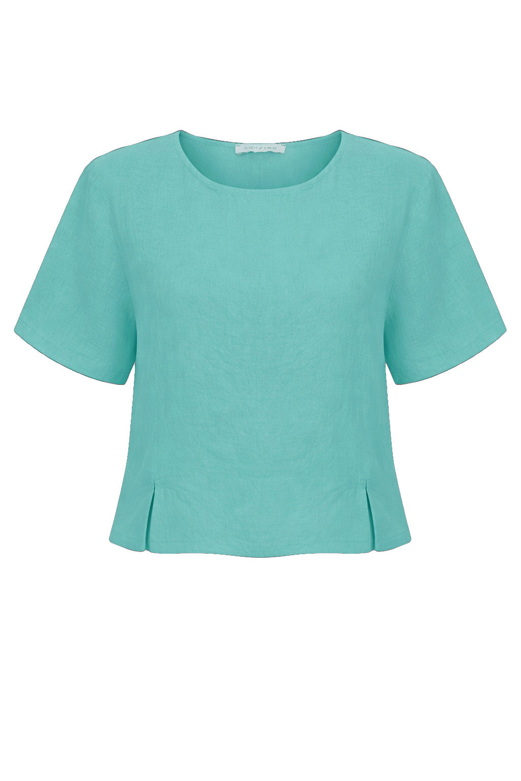 LUCIE SHORT SLEEVED LINEN TOP