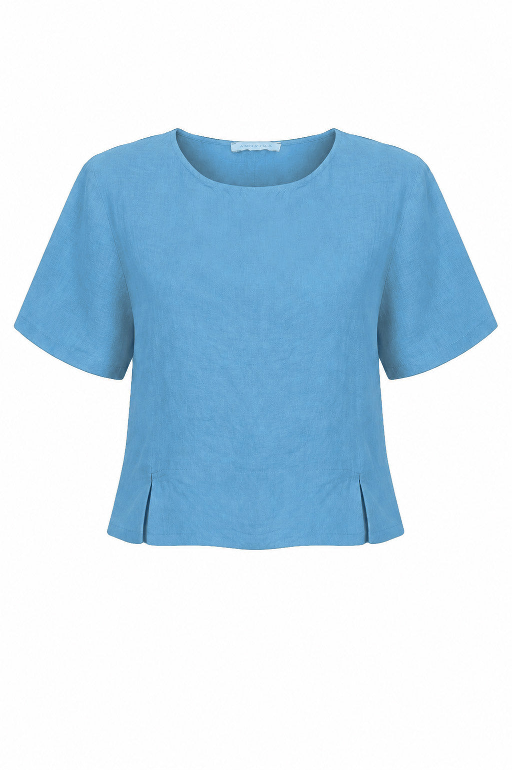 LUCIE SHORT SLEEVED LINEN TOP
