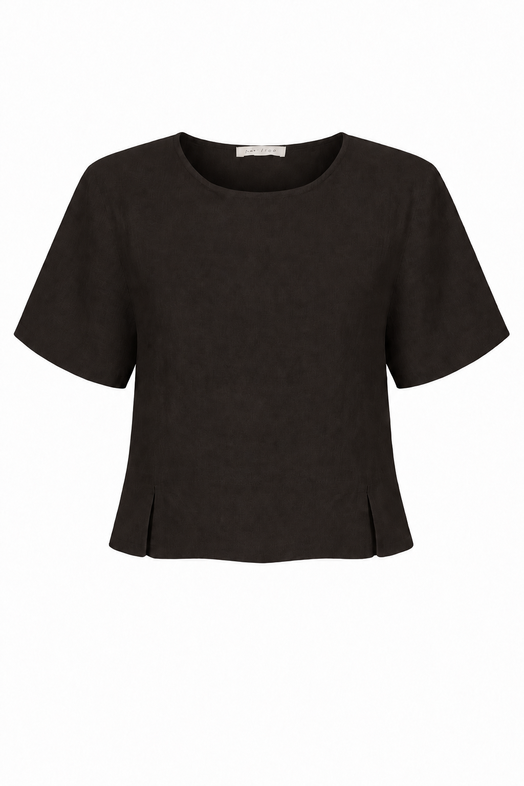 LUCIE SHORT SLEEVED LINEN TOP