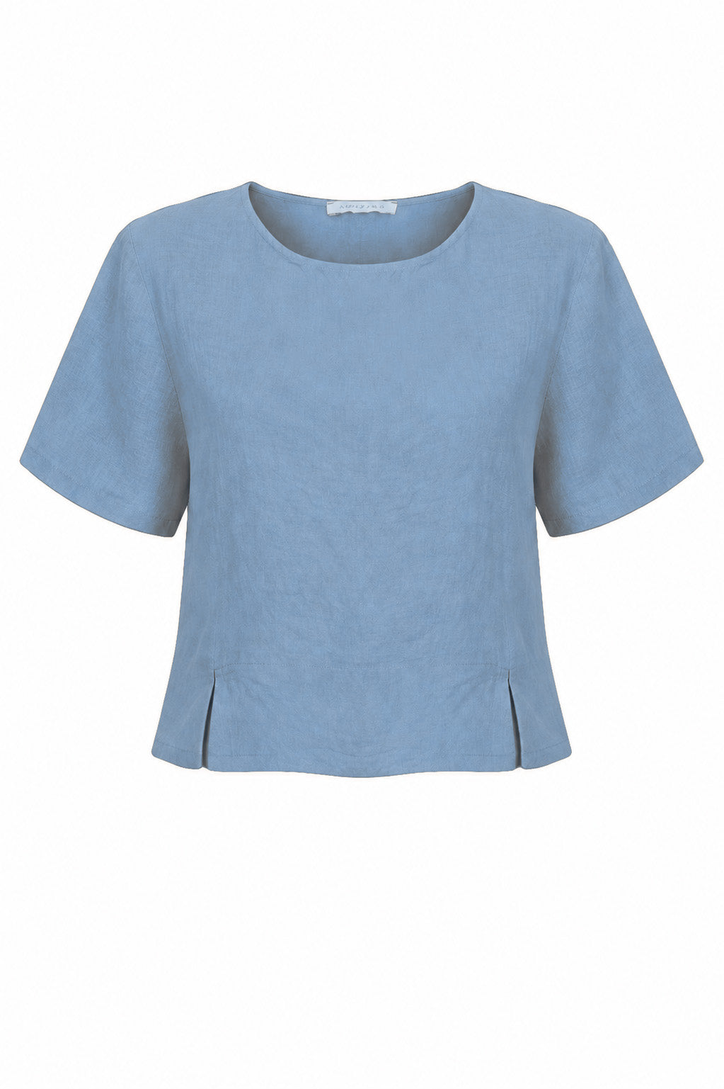 LUCIE SHORT SLEEVED LINEN TOP