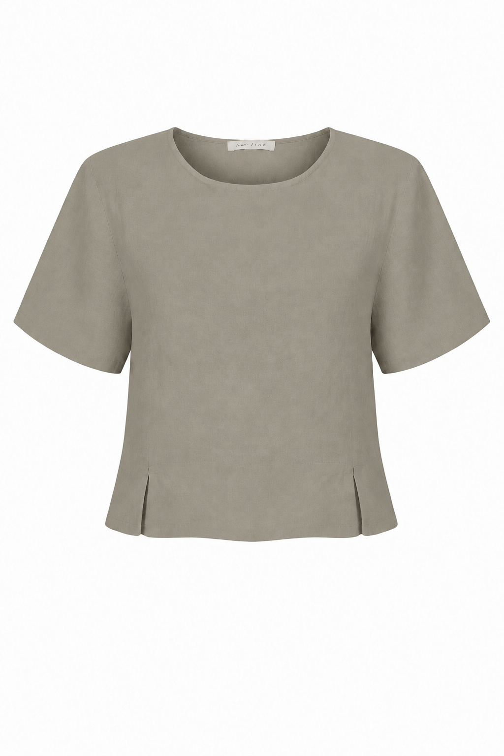 LUCIE SHORT SLEEVED LINEN TOP