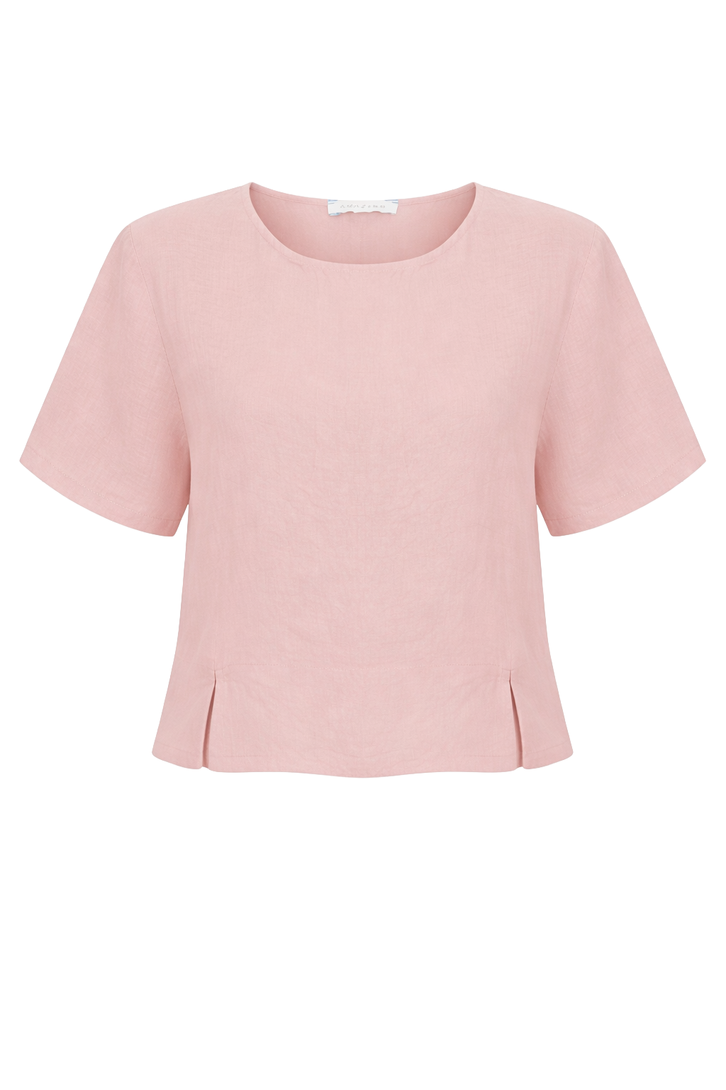 LUCIE SHORT SLEEVED LINEN TOP