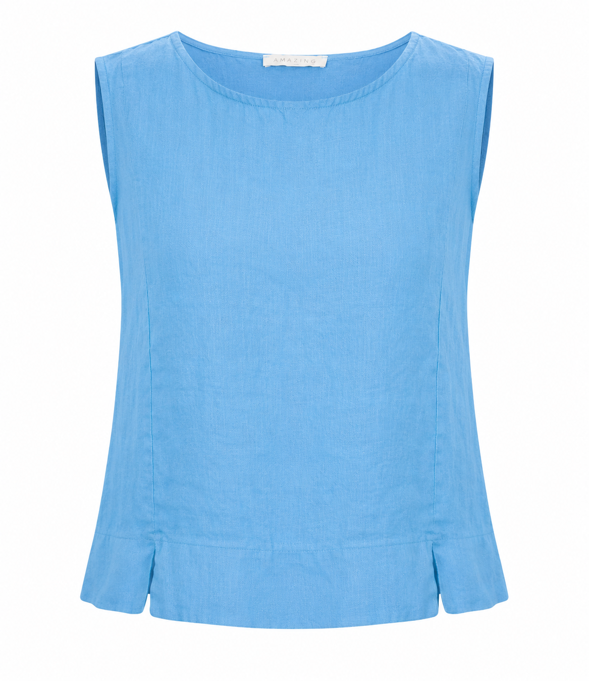 LUCIE LINEN SLEEVELESS TOP