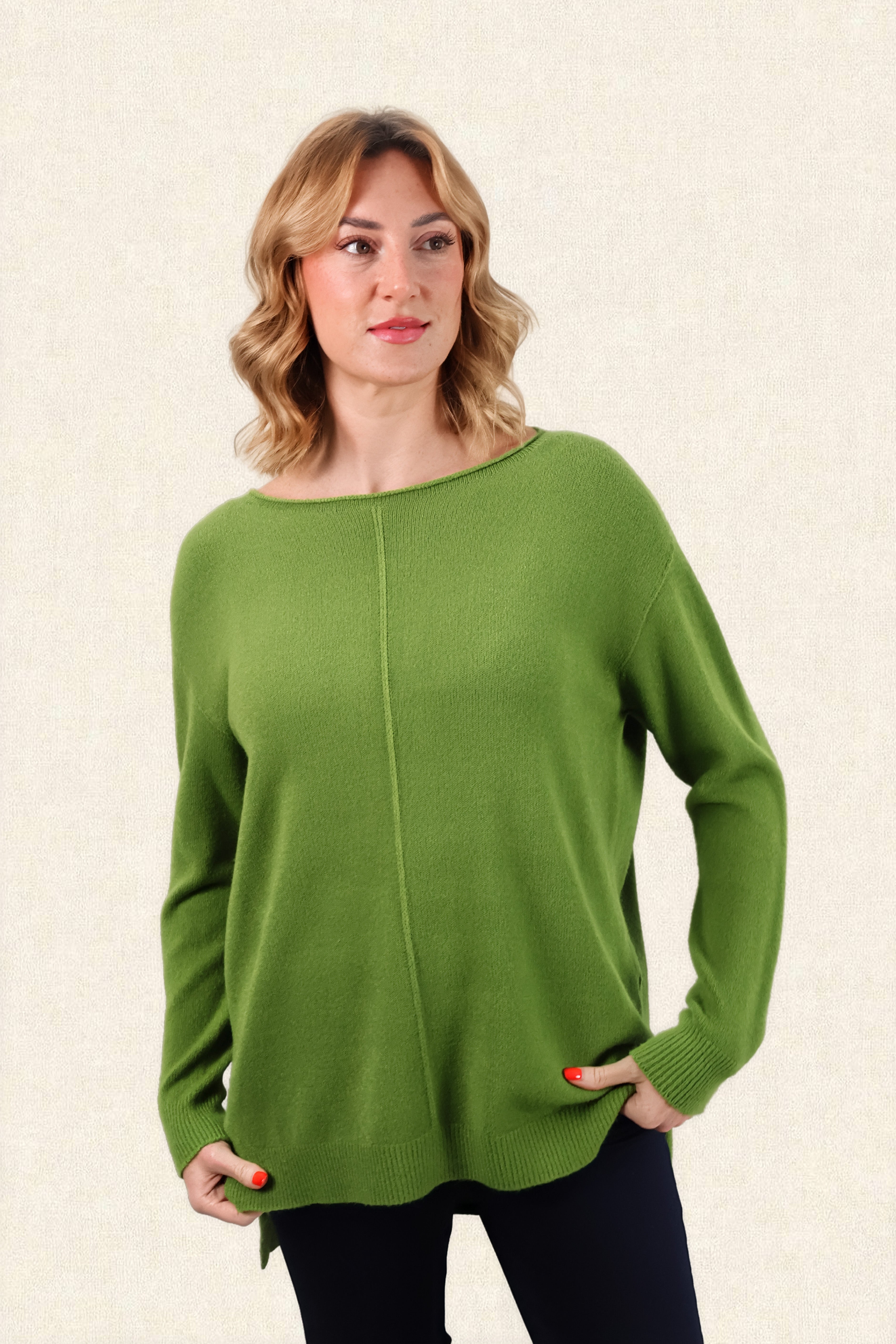 MAGGIE SEAM FRONT SUPERSOFT JUMPER