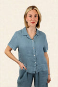 MARILYN BOXY LINEN SHIRT