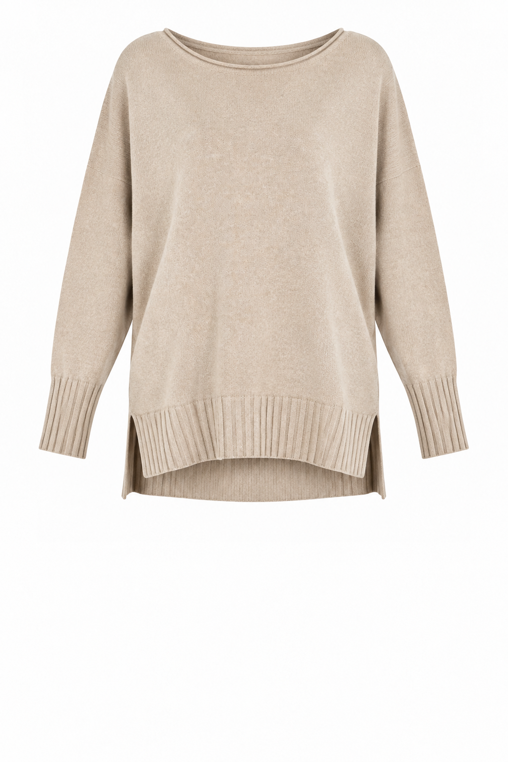 MARLEY ROUND NECK OVERSIZED KNIT JUMPER