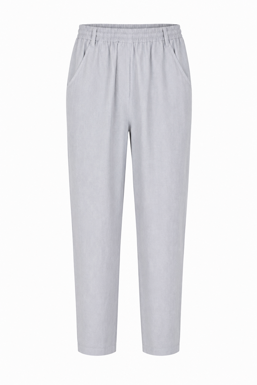 ODIE LINEN CROPPED TAPERED TROUSERS
