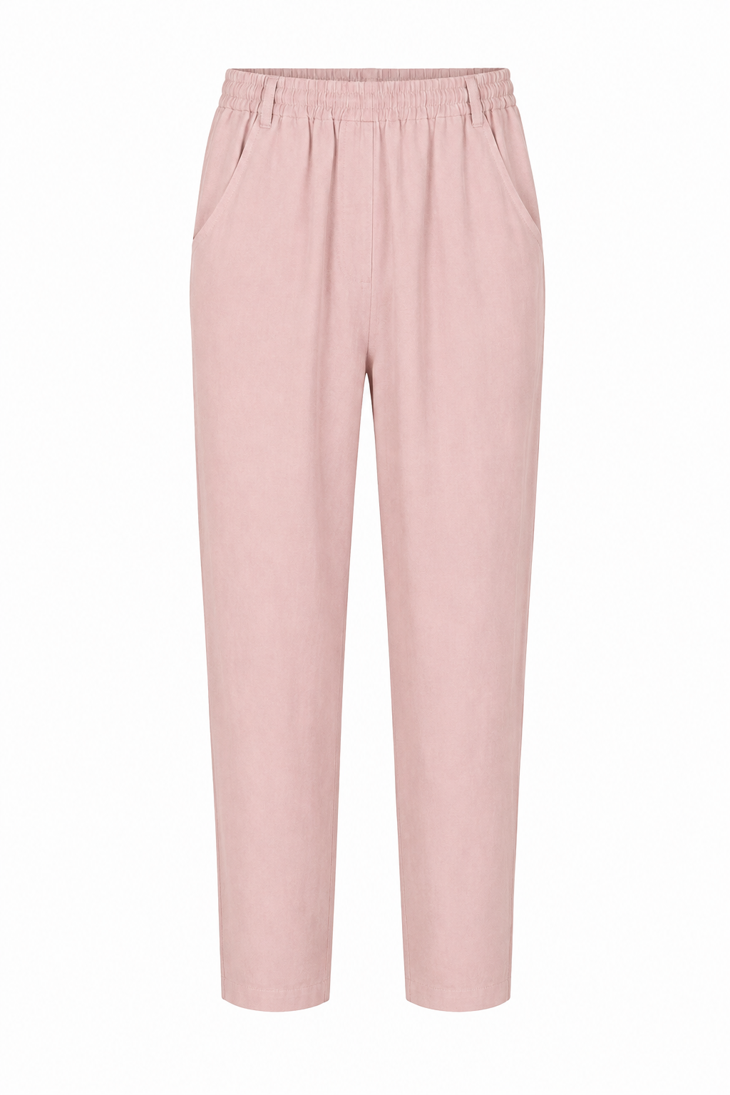 ODIE LINEN CROPPED TAPERED TROUSERS