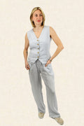ORLA LONG LINEN TROUSER