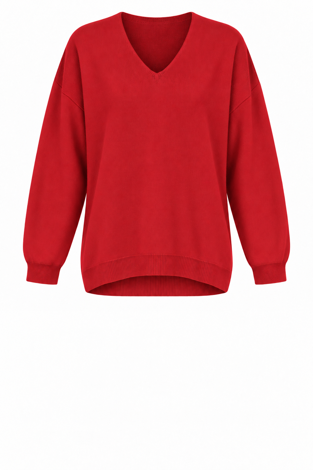 PENNY SUPER SOFT KNIT V-NECK JUMPER