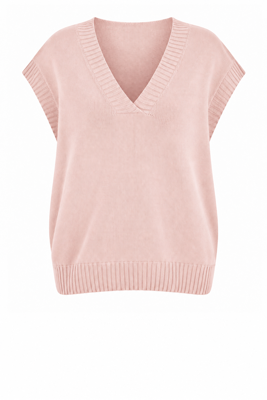 PIRIE V NECK EASY FIT KNITTED VEST
