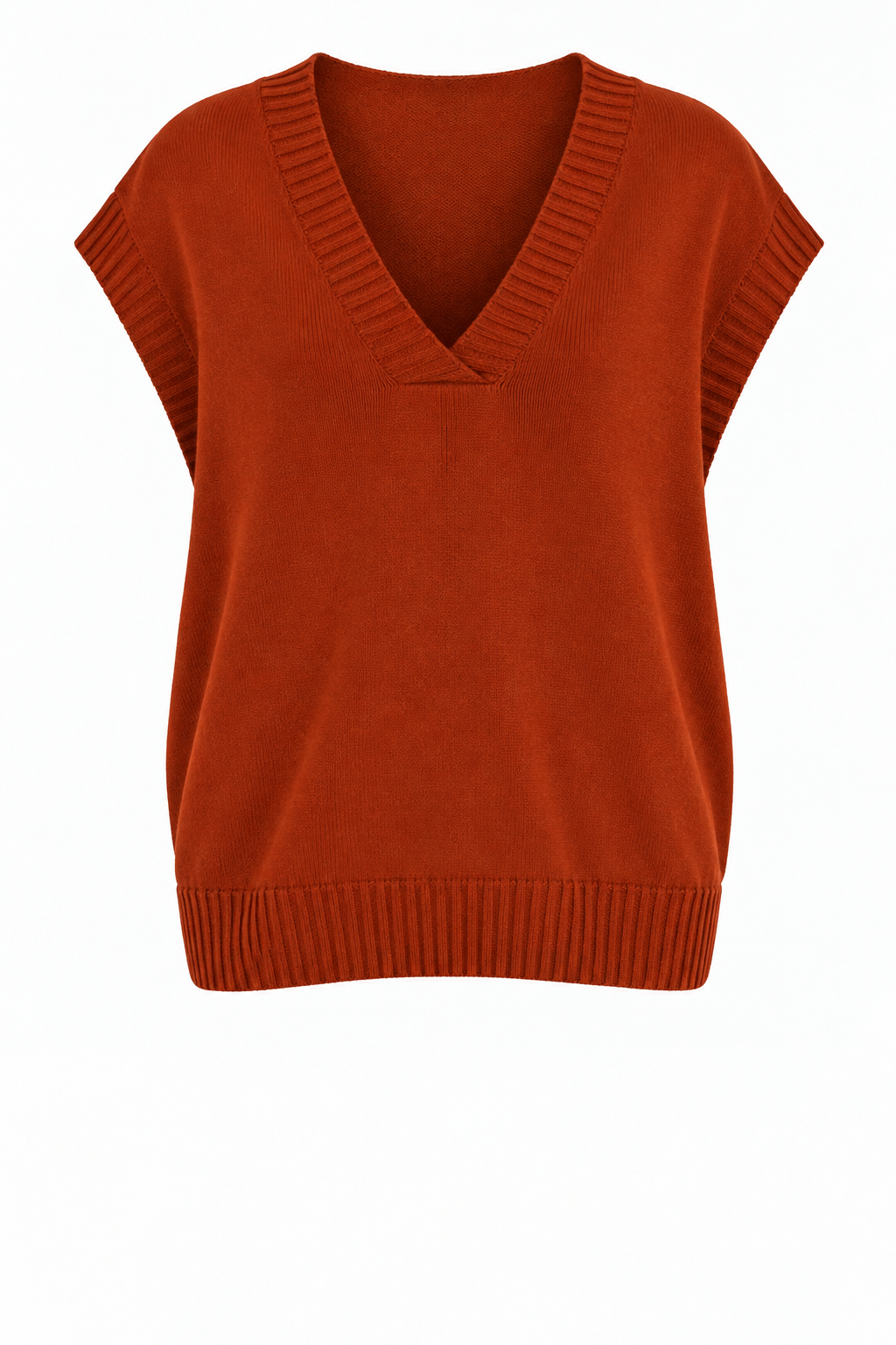 PIRIE V NECK EASY FIT KNITTED VEST