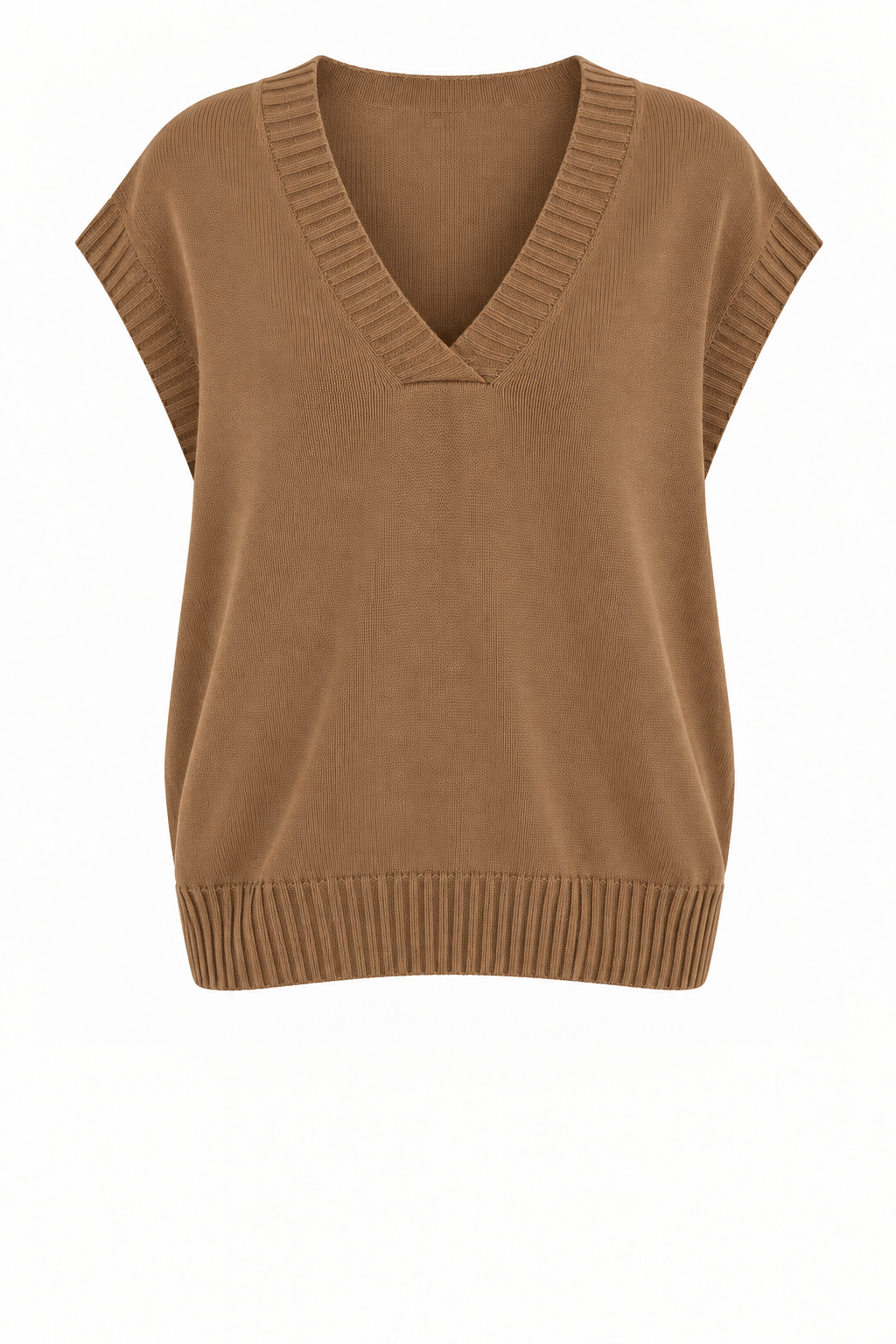 PIRIE V NECK EASY FIT KNITTED VEST