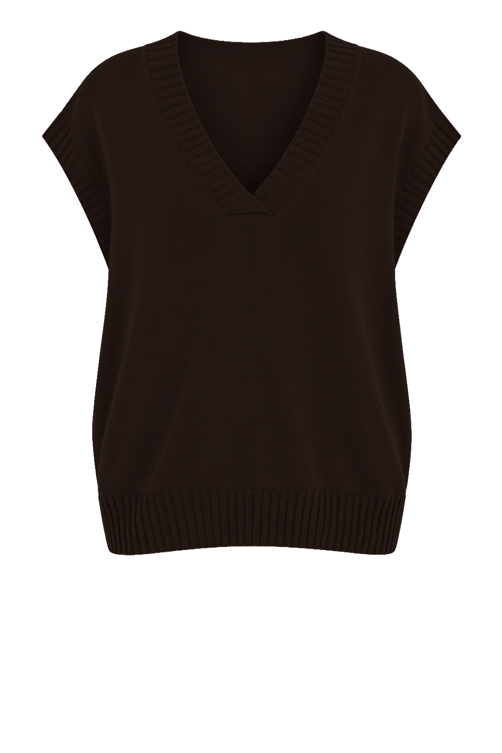 PIRIE V NECK EASY FIT KNITTED VEST