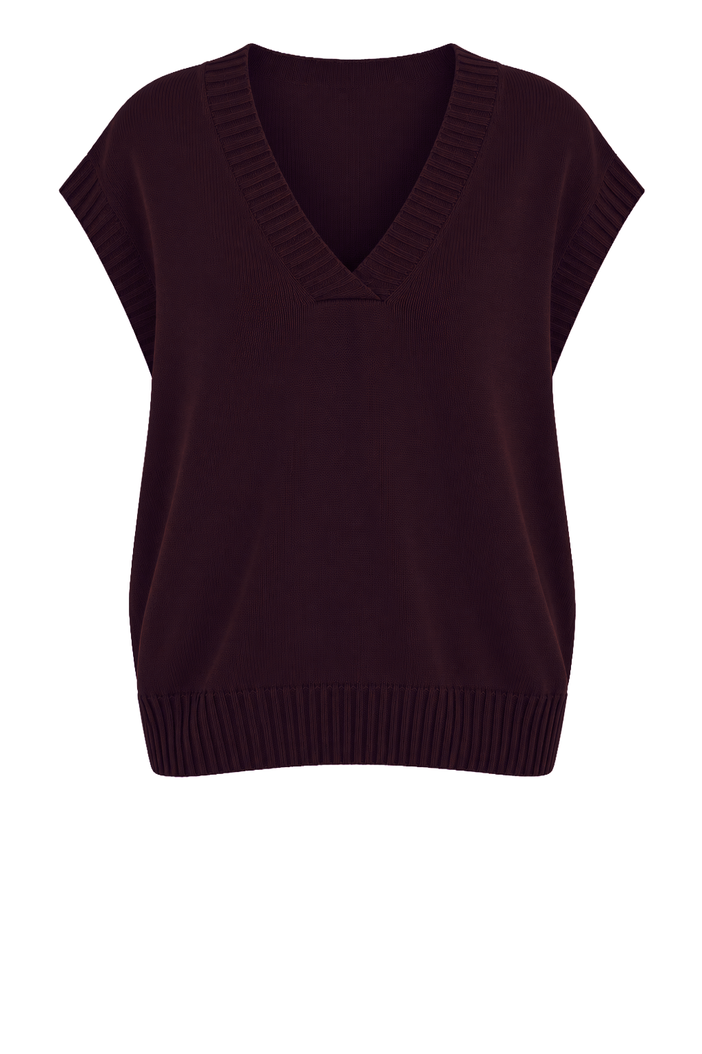 PIRIE V NECK EASY FIT KNITTED VEST