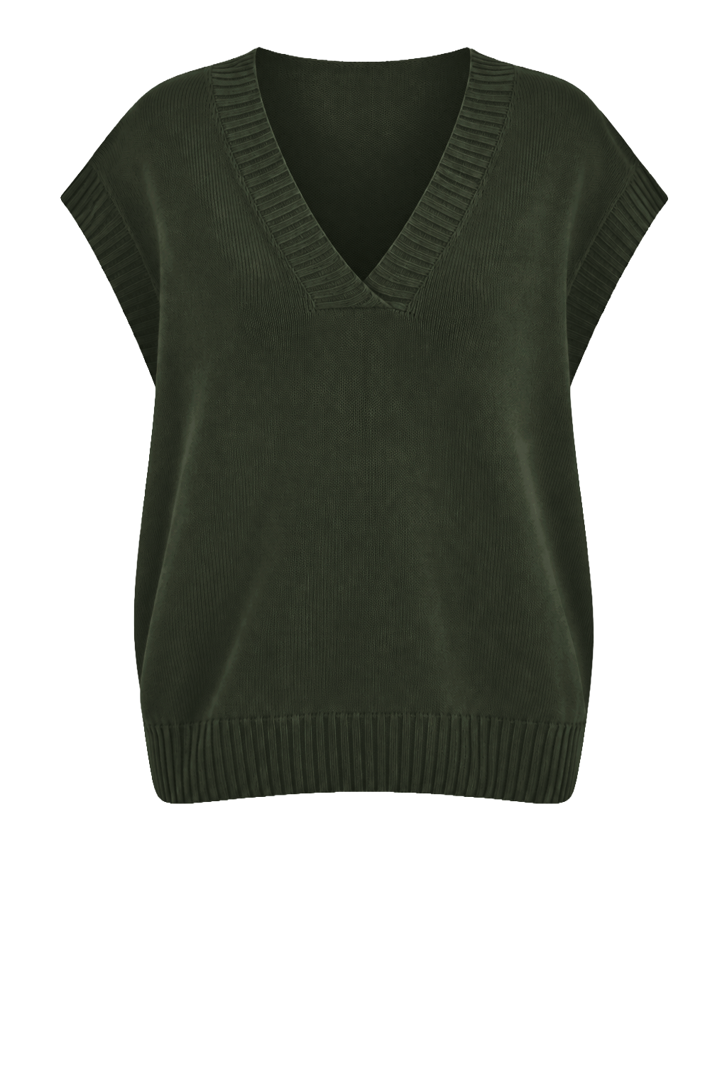PIRIE V NECK EASY FIT KNITTED VEST