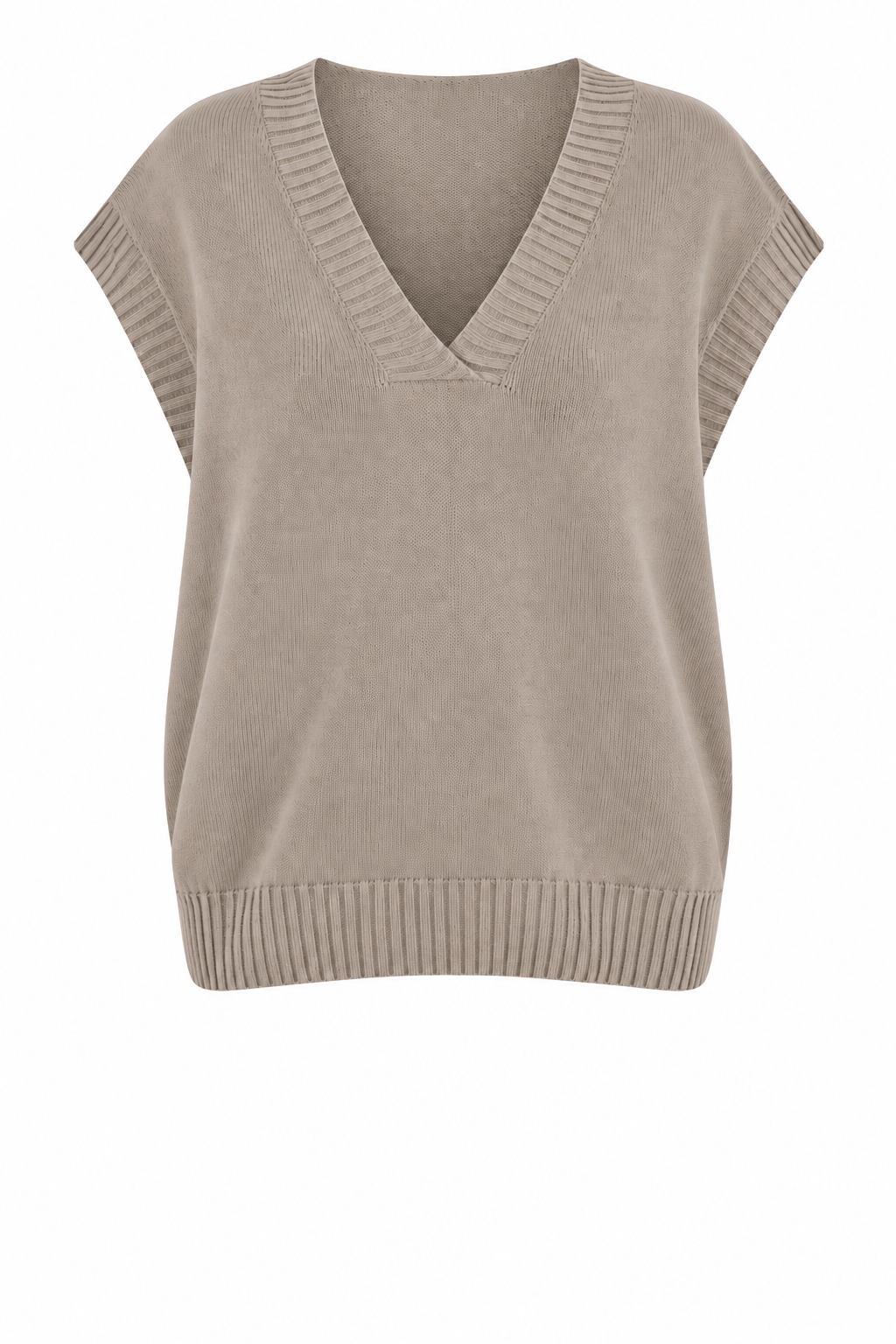 PIRIE V NECK EASY FIT KNITTED VEST