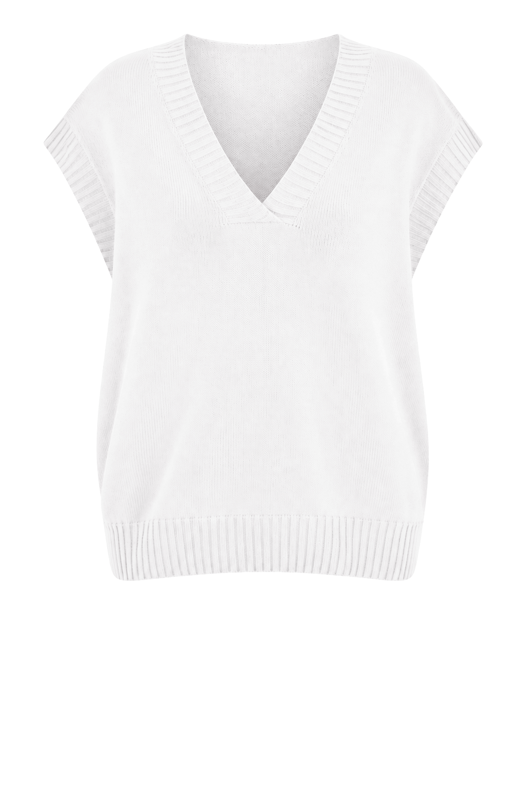 PIRIE V NECK EASY FIT KNITTED VEST