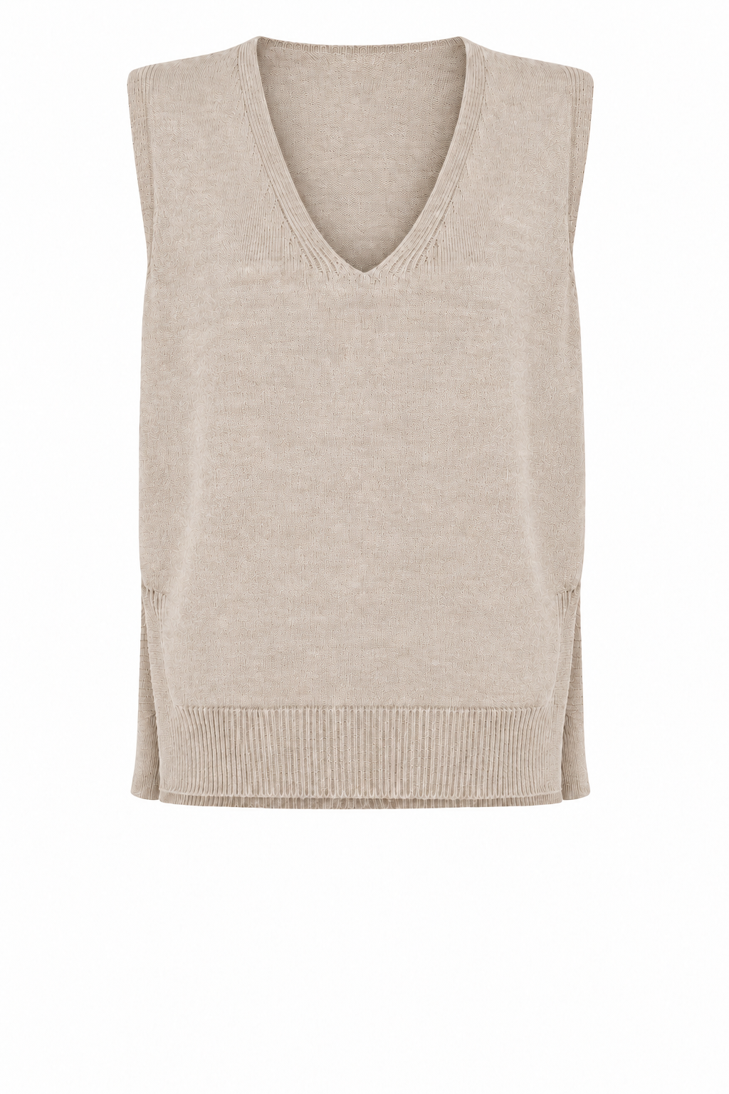 PIXIE V NECK KNITTED VEST