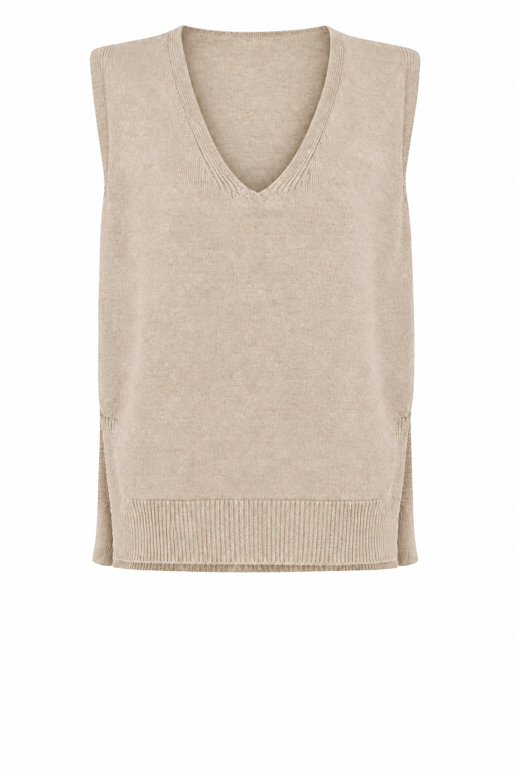 PIXIE V NECK KNITTED VEST