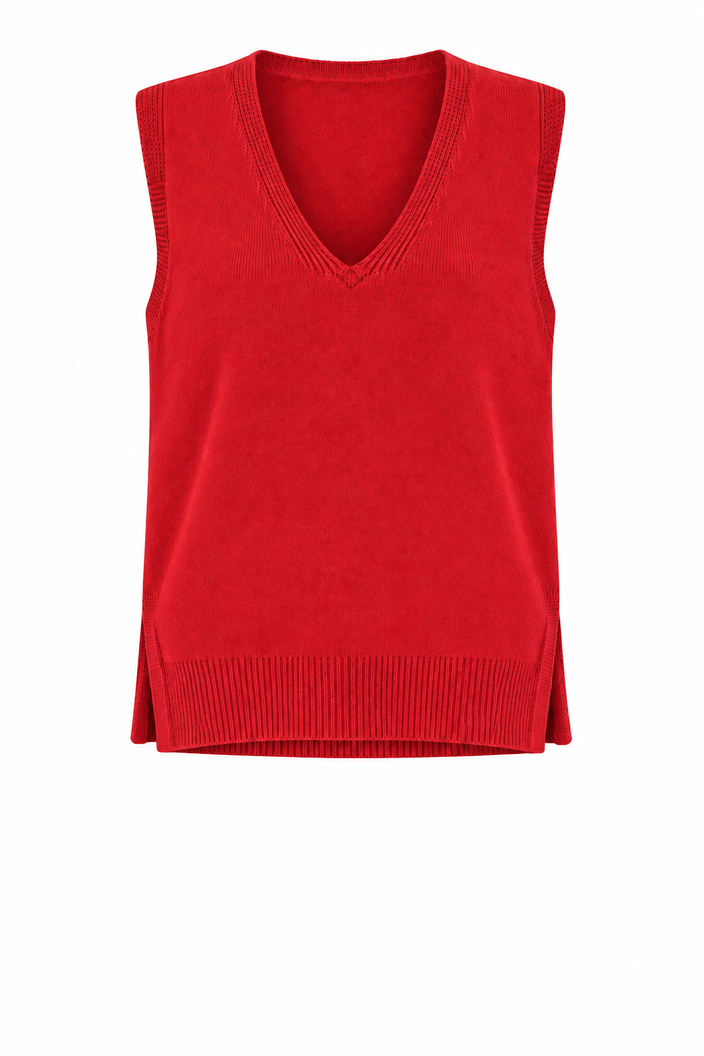 PIXIE V NECK KNITTED VEST