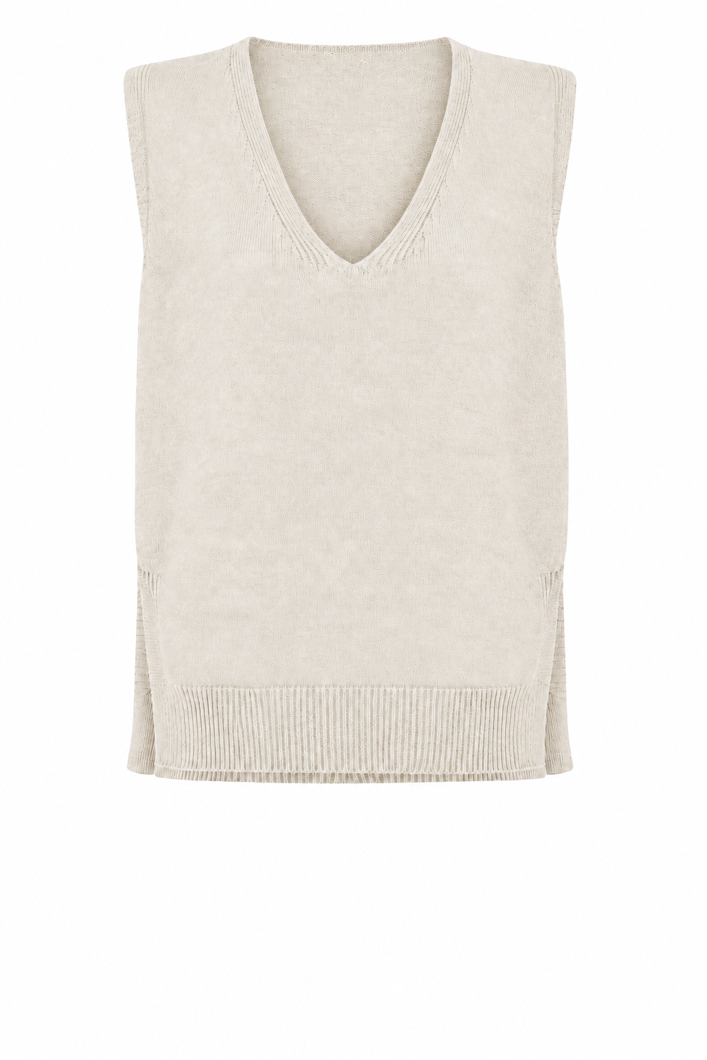 PIXIE V NECK KNITTED VEST