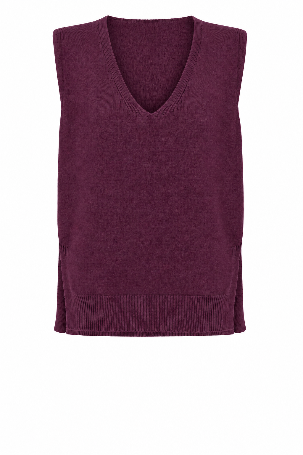 PIXIE V NECK KNITTED VEST