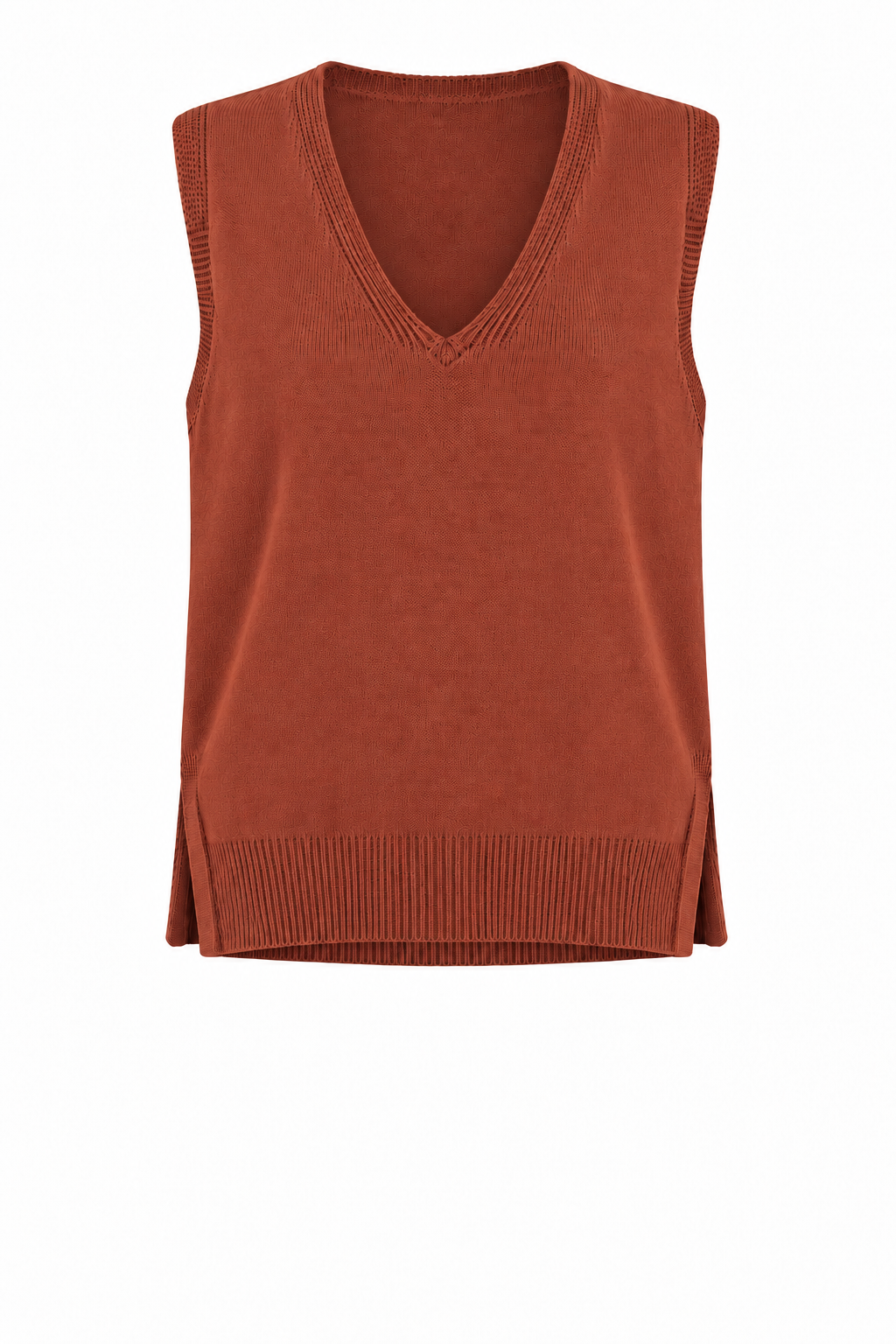 PIXIE V NECK KNITTED VEST
