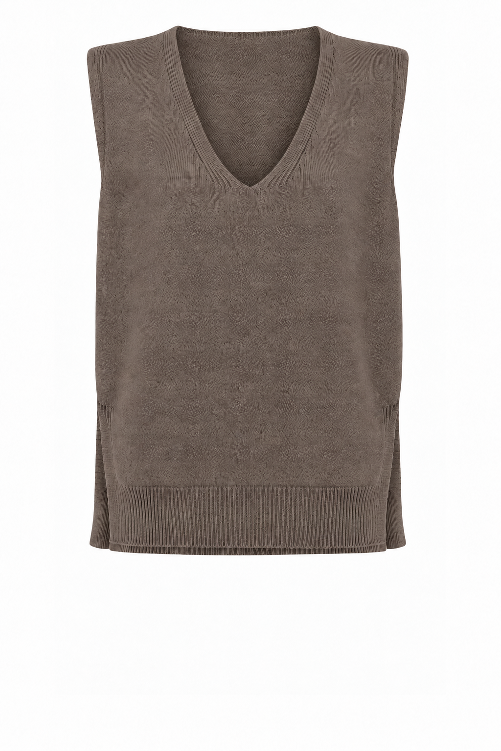 PIXIE V NECK KNITTED VEST
