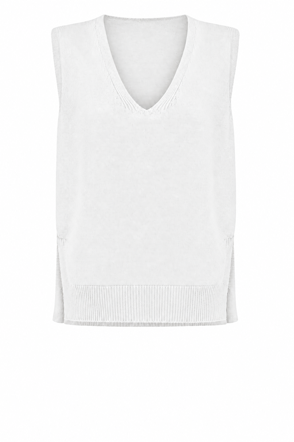 PIXIE V NECK KNITTED VEST