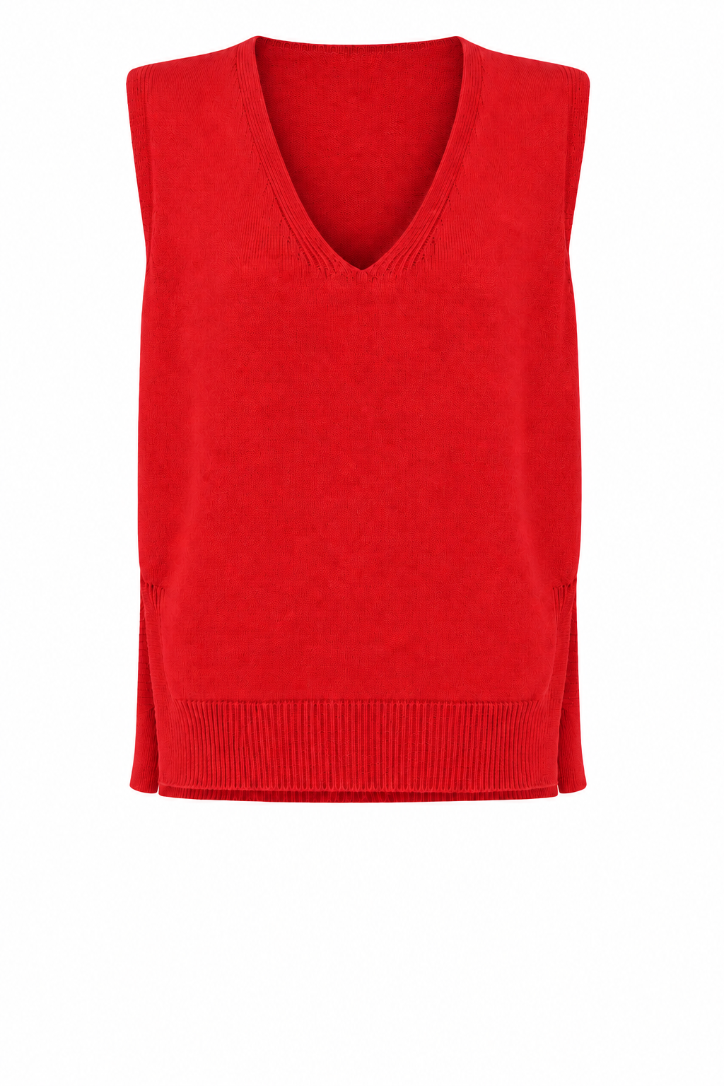 PIXIE V NECK KNITTED VEST