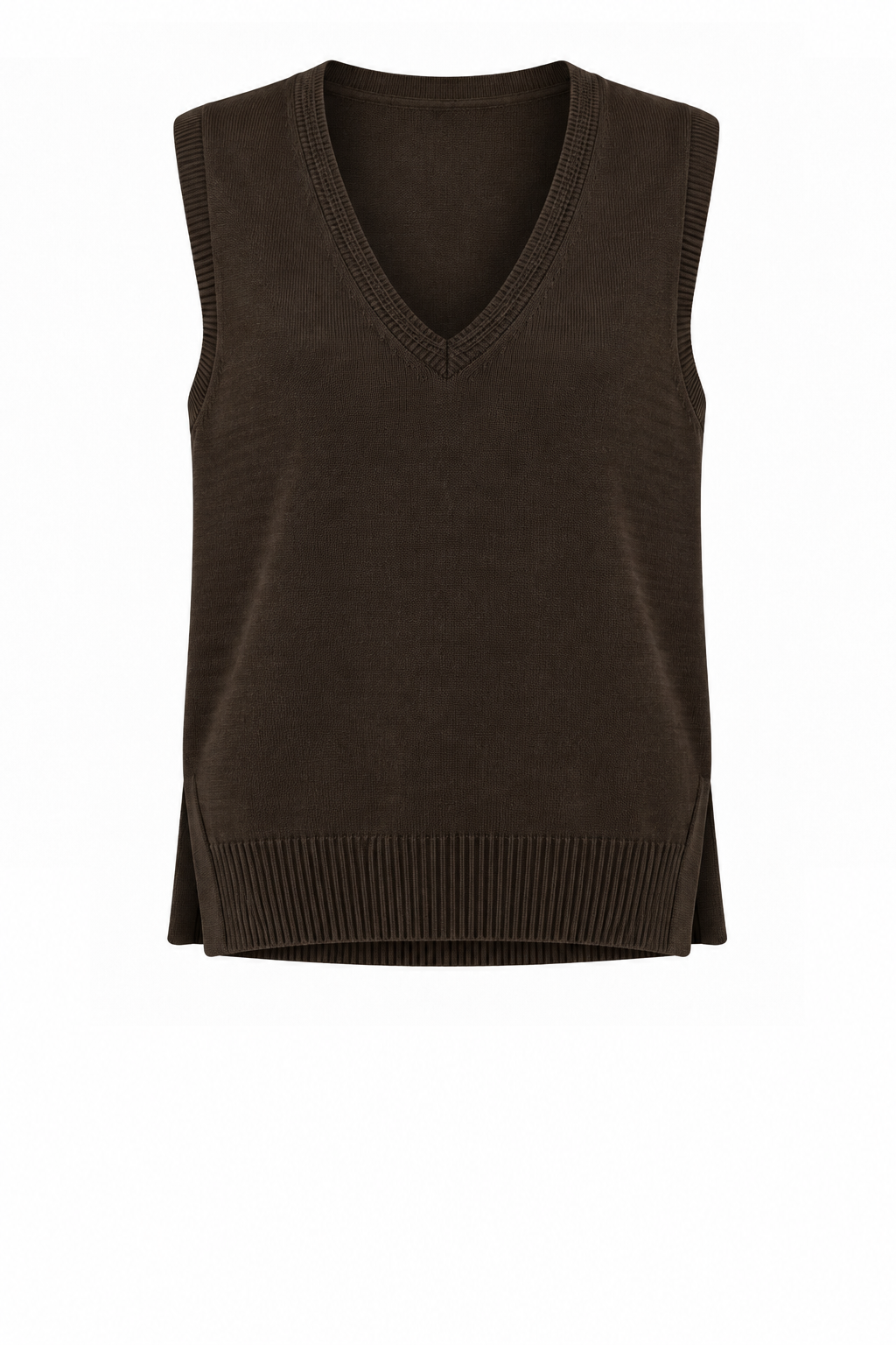 PIXIE V NECK KNITTED VEST
