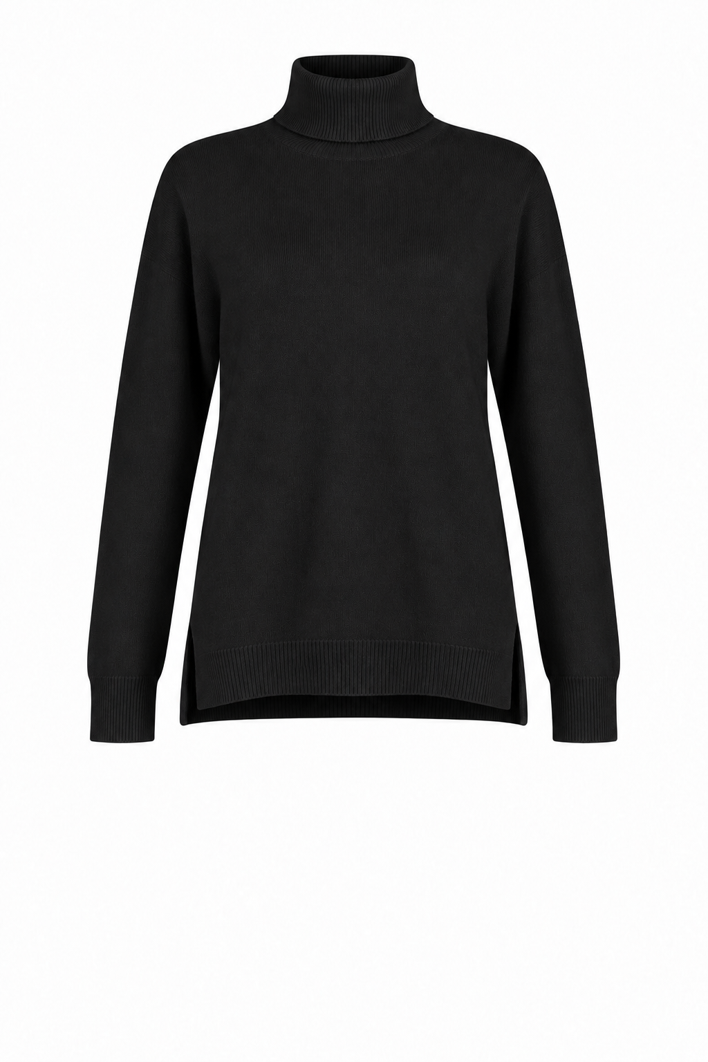 POLO LOOSE FIT POLO NECK KNIT