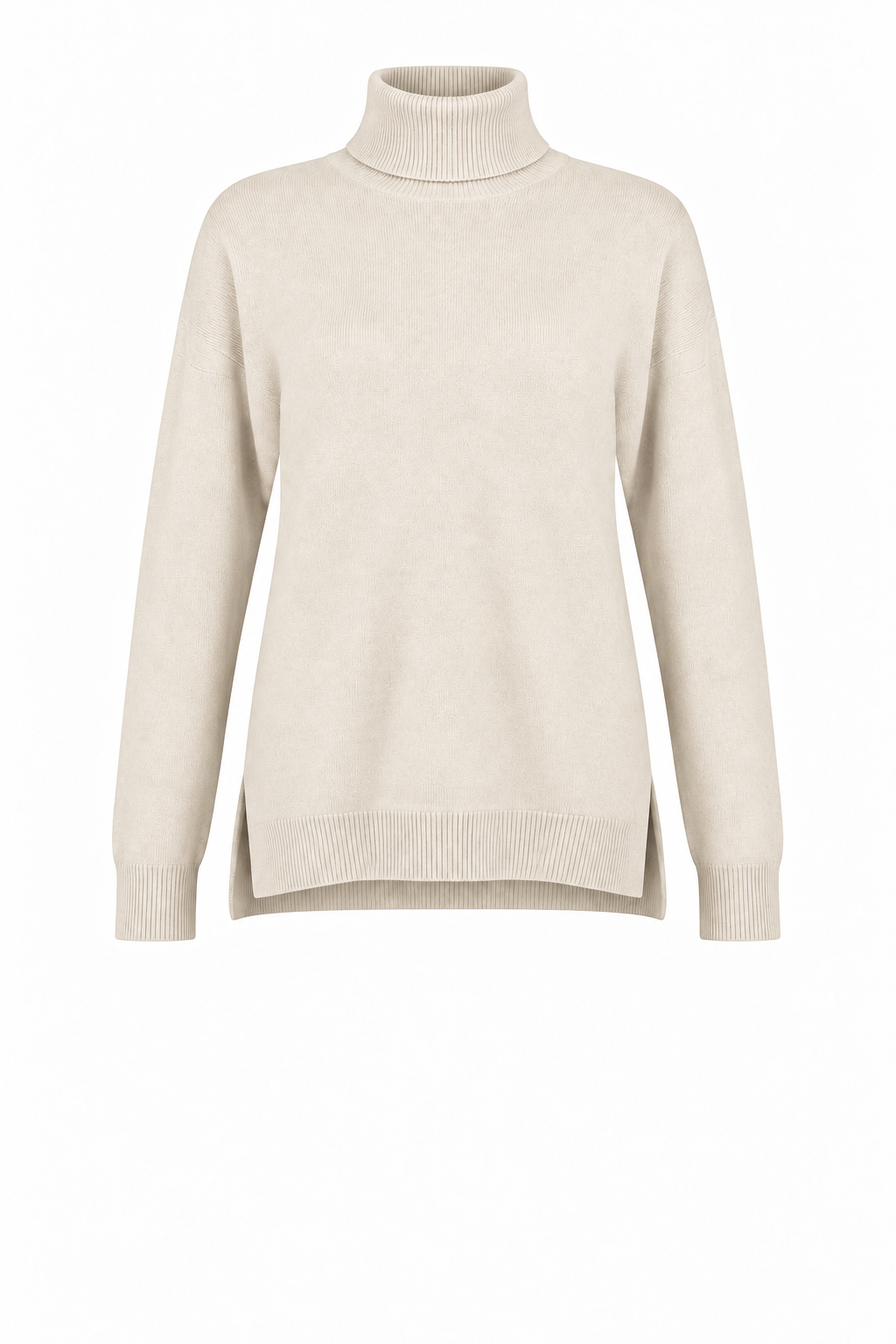 POLO LOOSE FIT POLO NECK KNIT