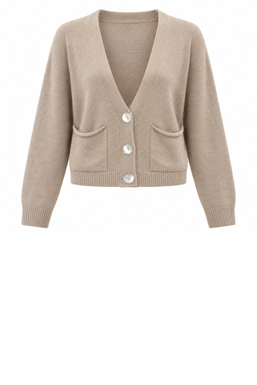 POOK CROP KNIT CARDIGAN