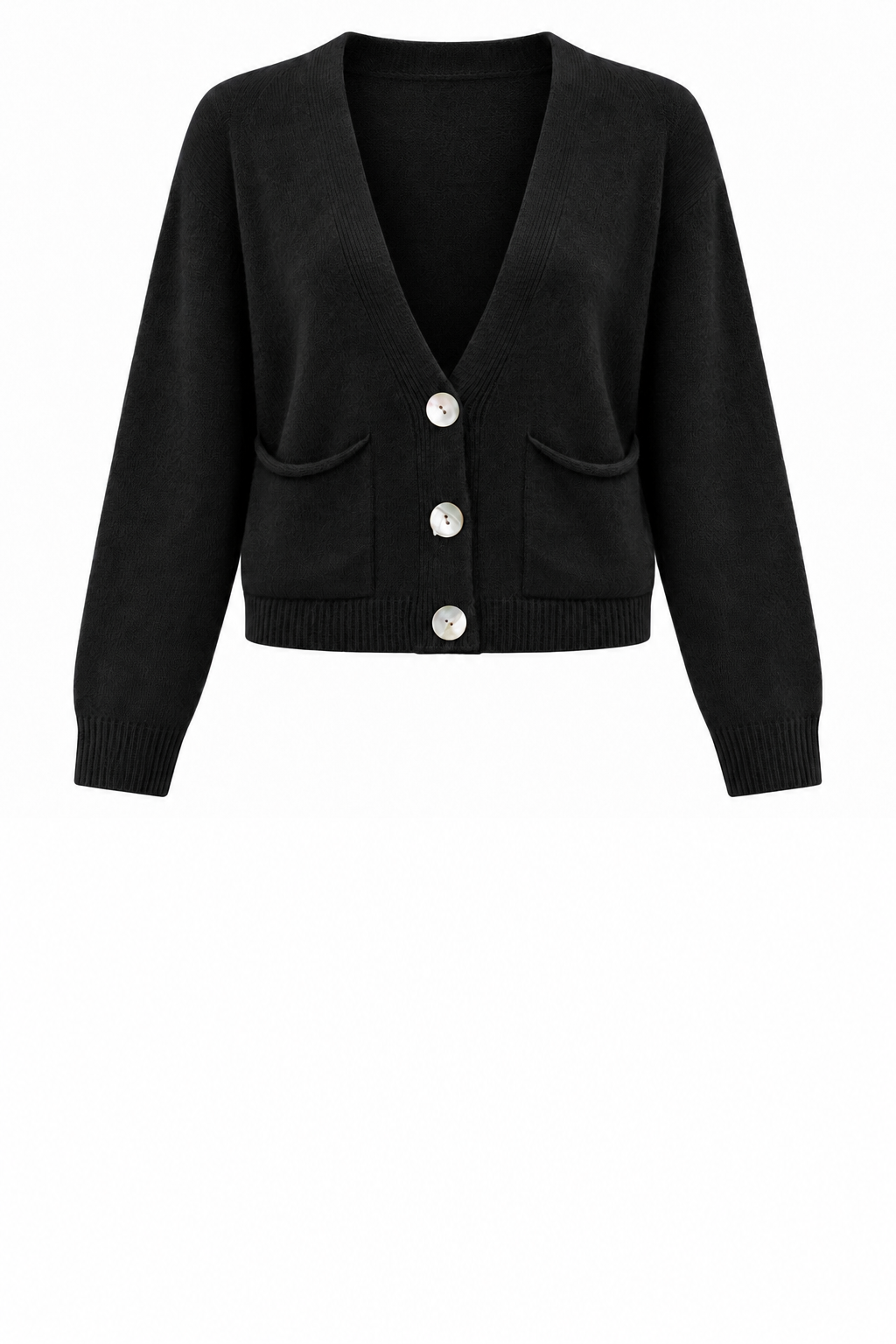 POOK CROP KNIT CARDIGAN