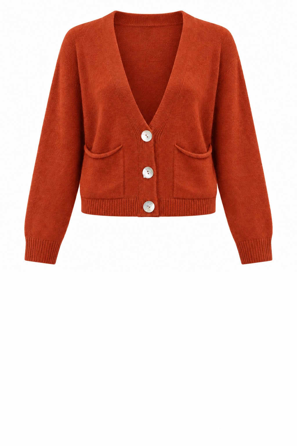 POOK CROP KNIT CARDIGAN