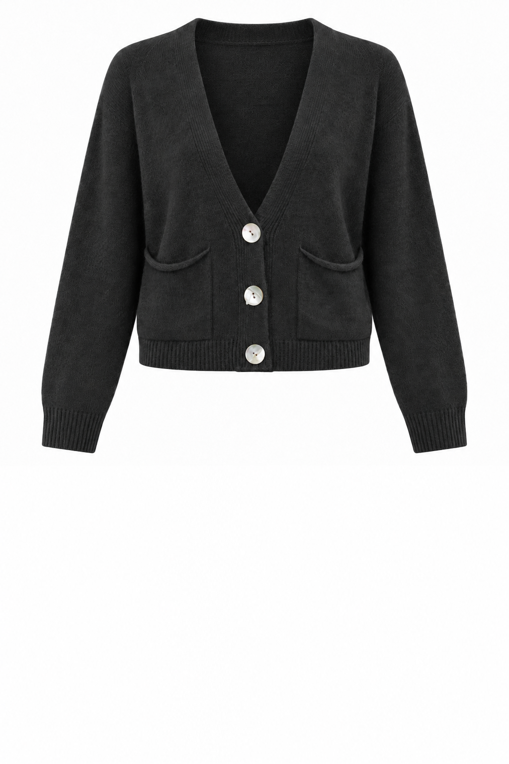 POOK CROP KNIT CARDIGAN