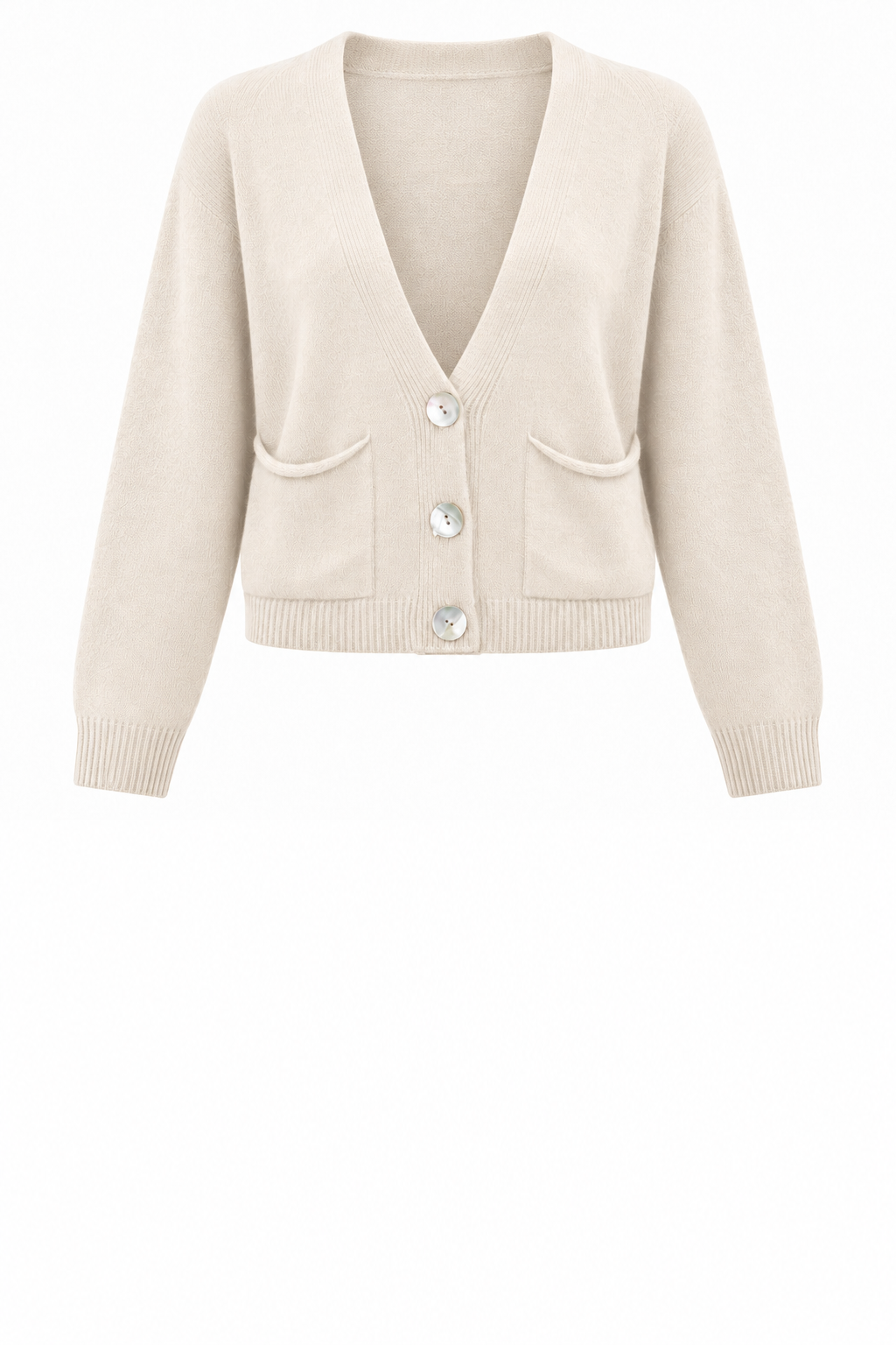 POOK CROP KNIT CARDIGAN