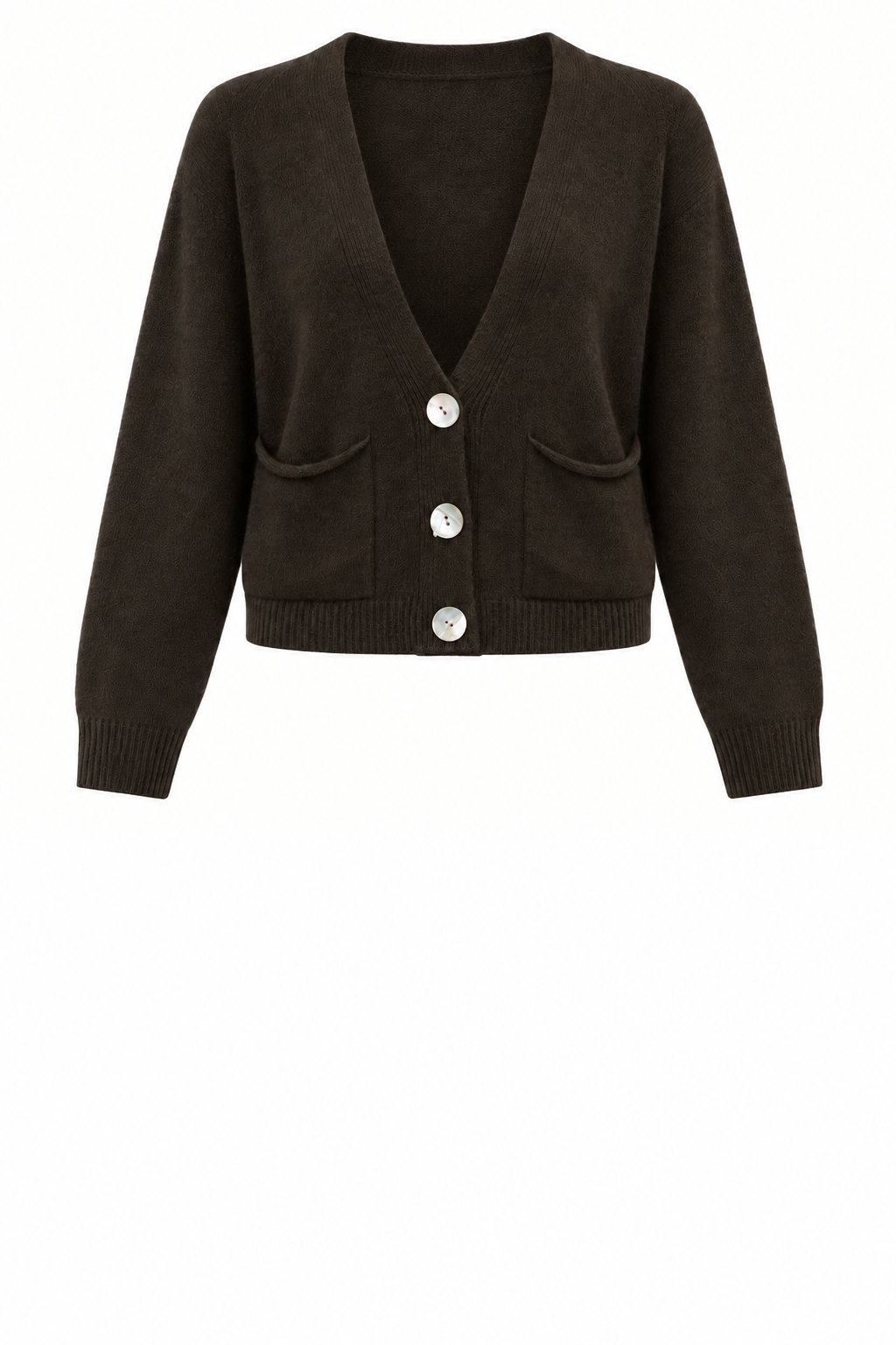 POOK CROP KNIT CARDIGAN