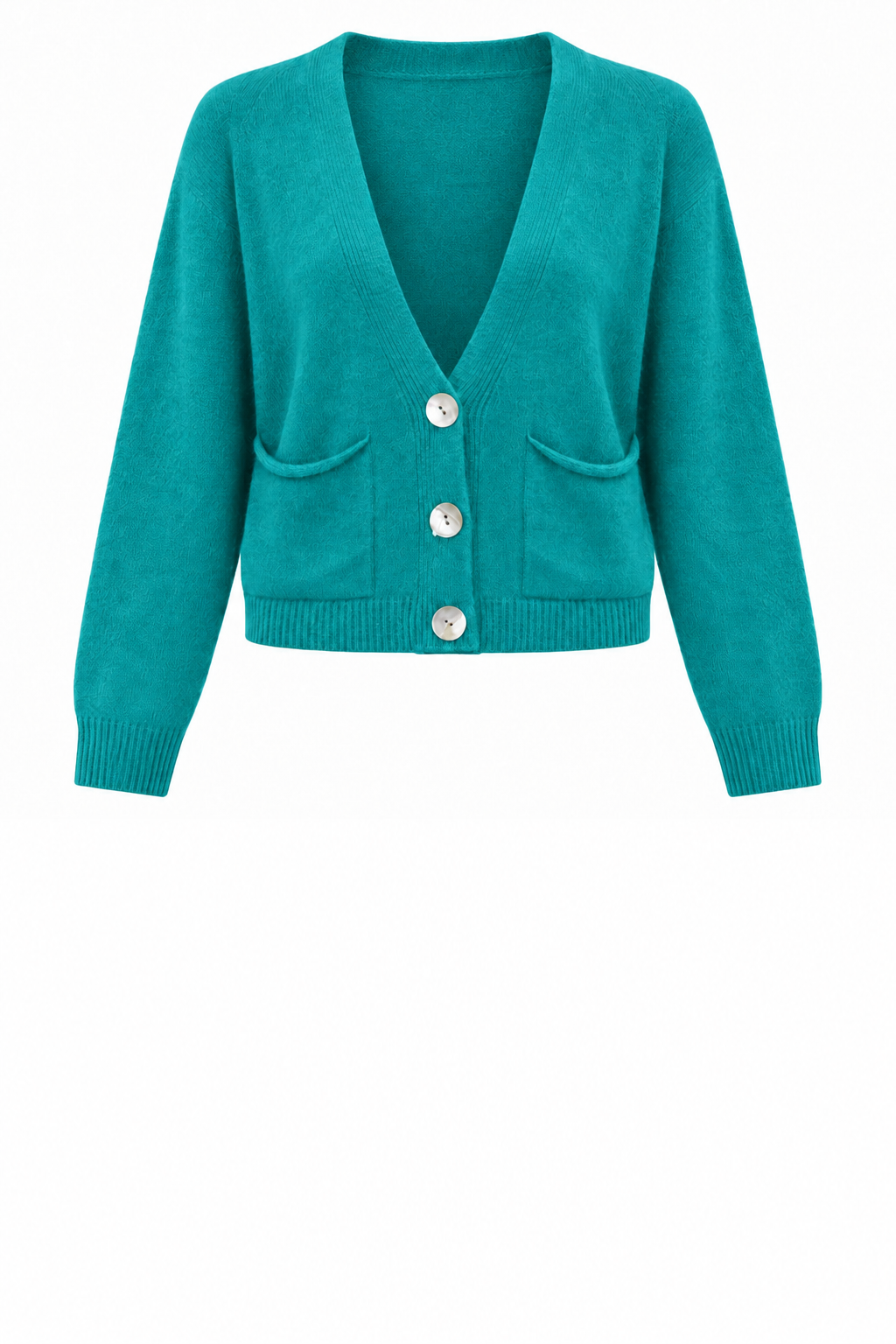 POOK CROP KNIT CARDIGAN