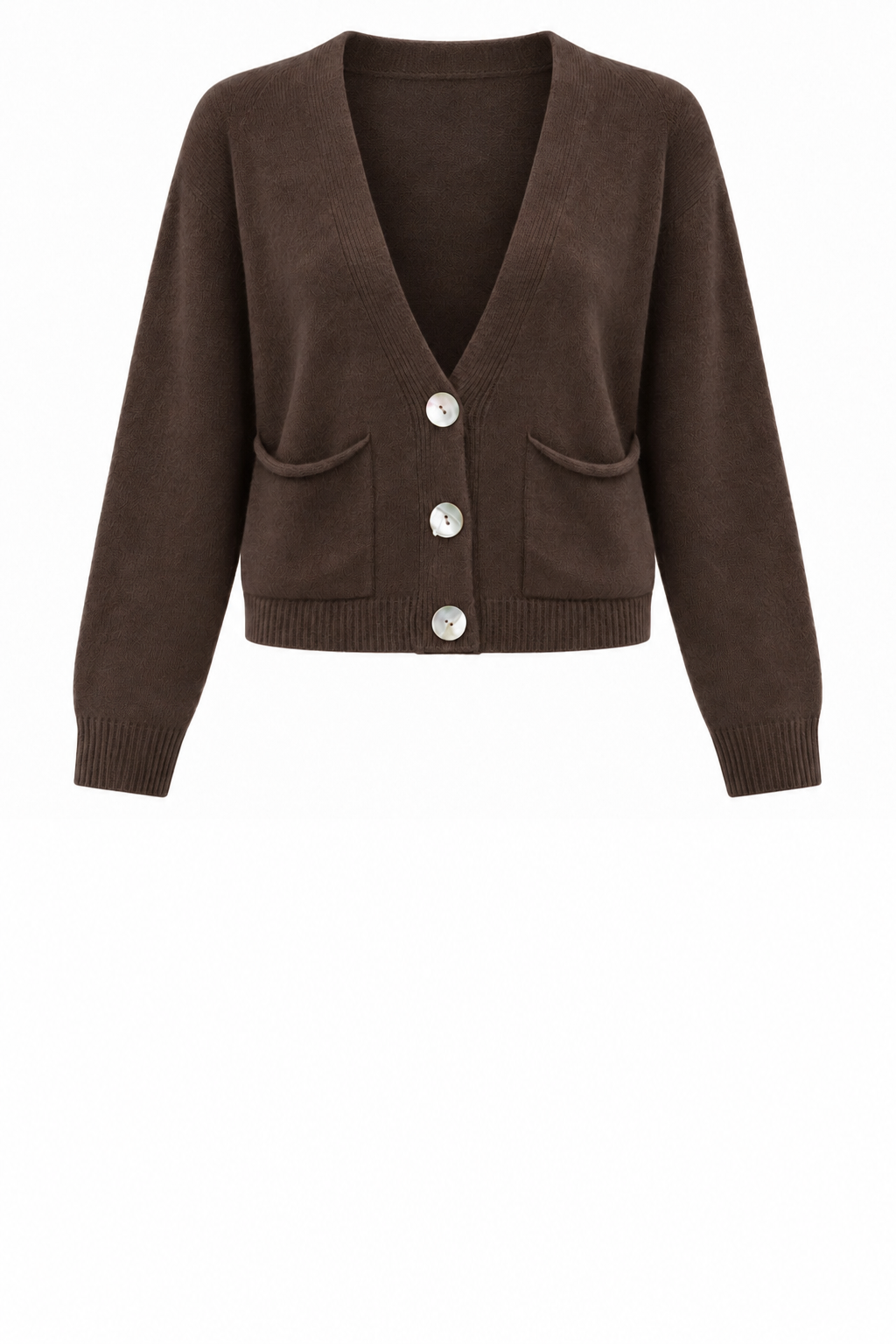 POOK CROP KNIT CARDIGAN