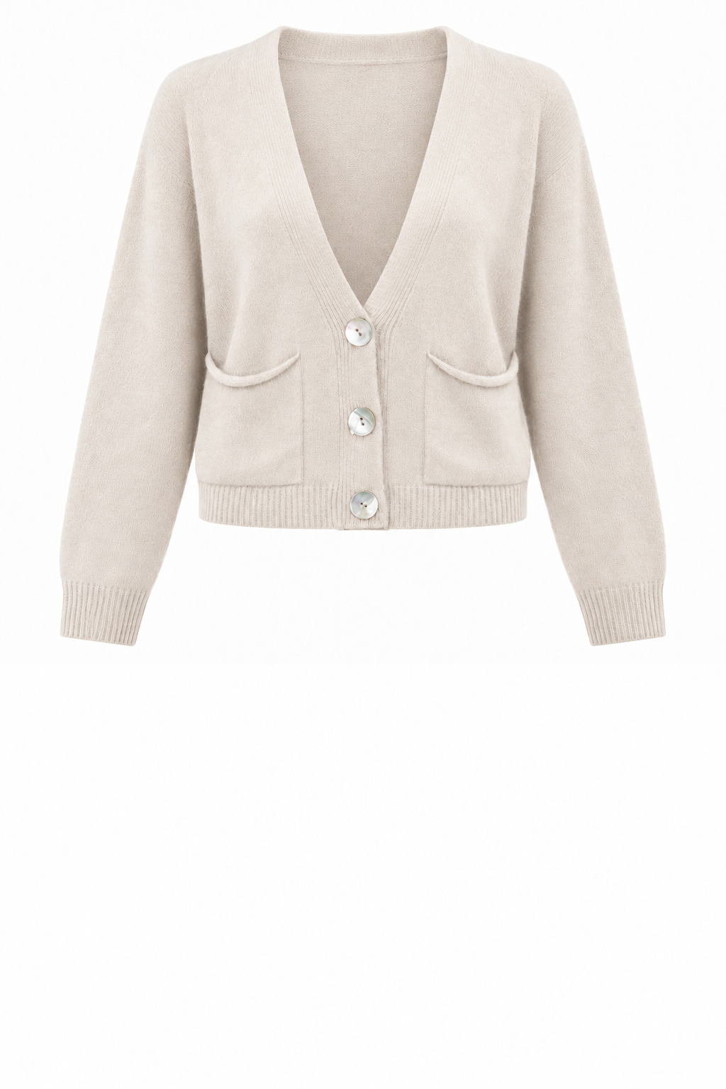 POOK CROP KNIT CARDIGAN