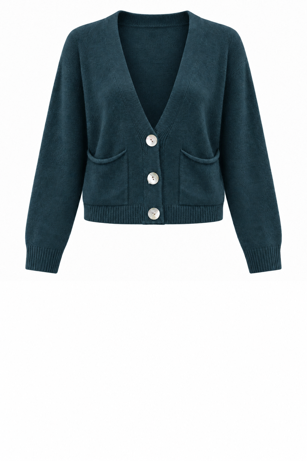 POOK CROP KNIT CARDIGAN