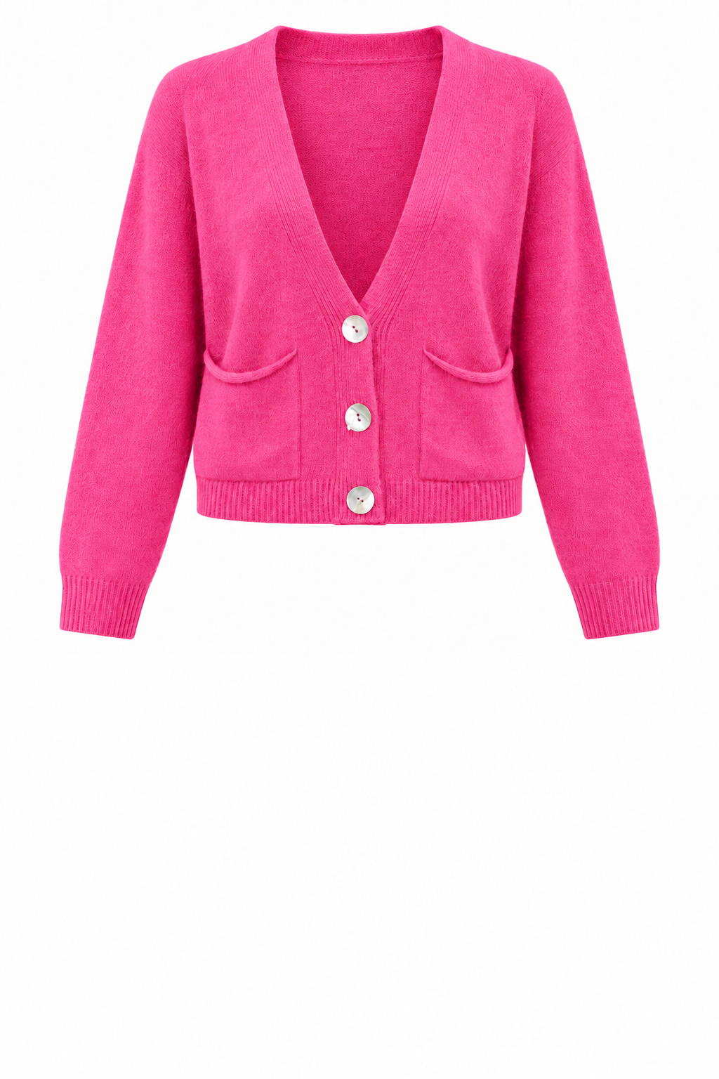 POOK CROP KNIT CARDIGAN