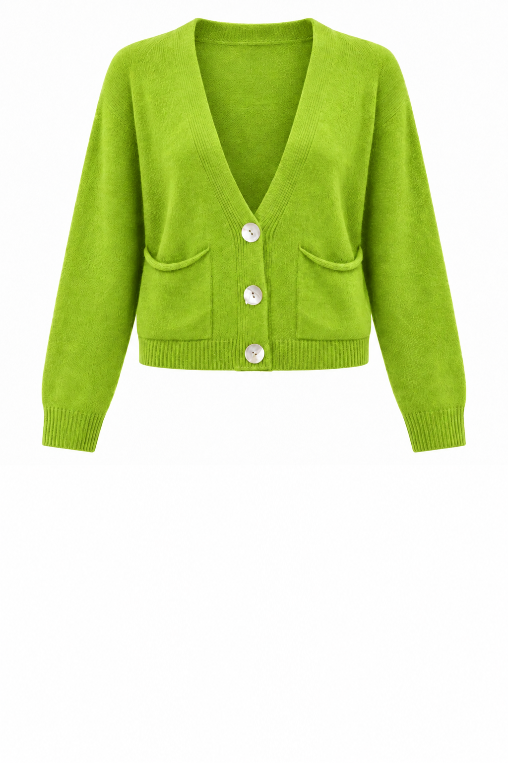 POOK CROP KNIT CARDIGAN