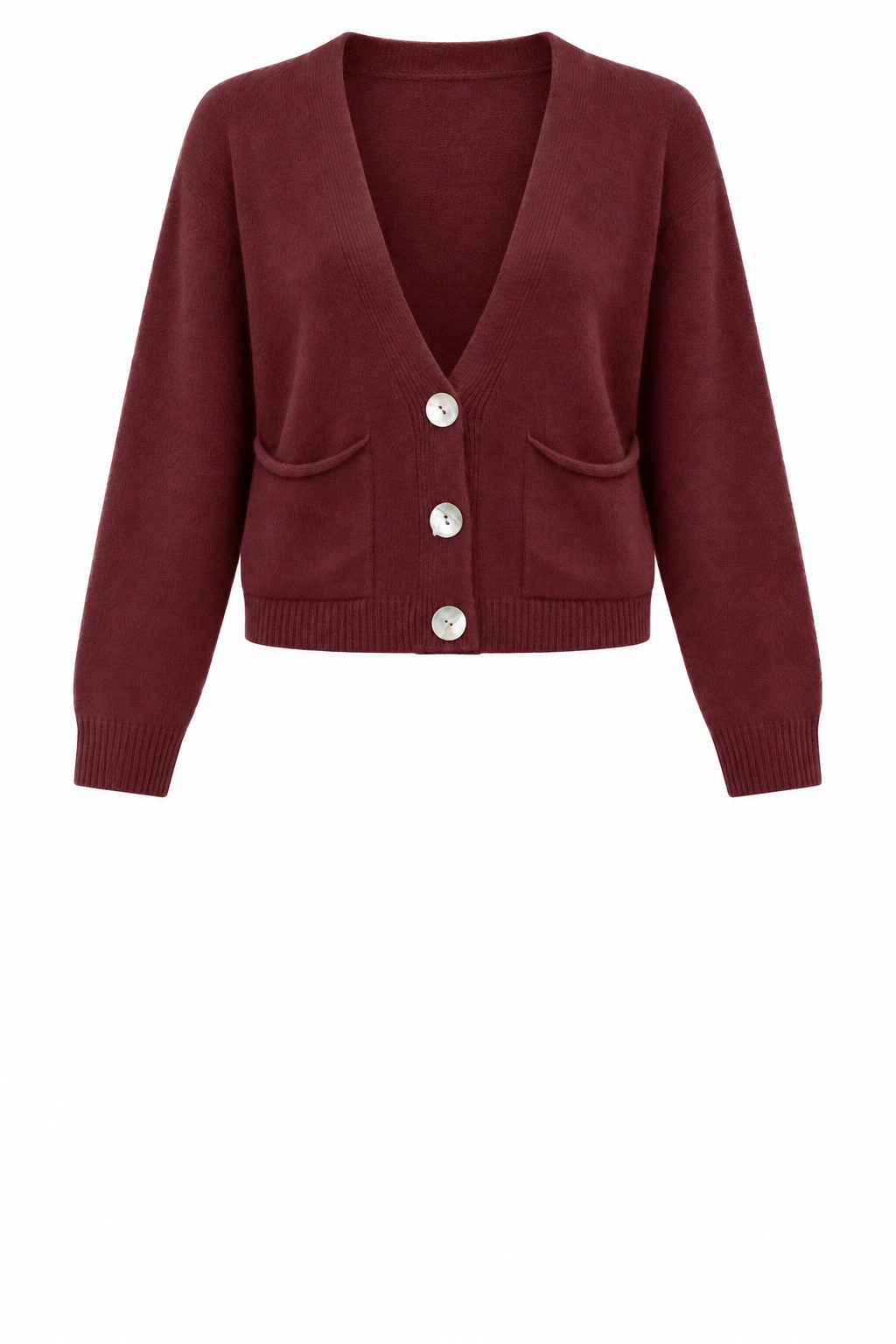 POOK CROP KNIT CARDIGAN